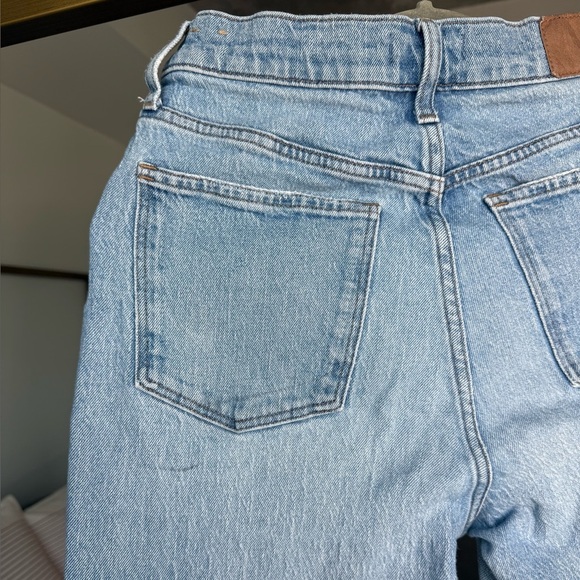 MADEWELL “The Perfect Vintage Straight” Jeans Size 28T Blue Denim High Rise - Picture 3 of 8